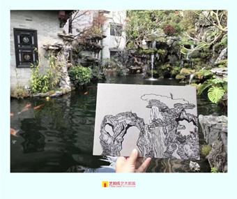  引人入胜的室外课堂，福田哪有小孩绘画培训[艺邦成]