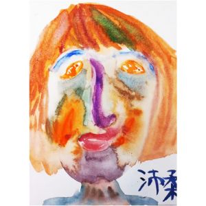 水彩人物/6-8岁学员作品