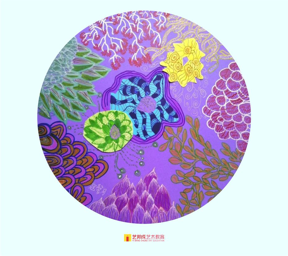 植物图案/8-10岁学员作品
