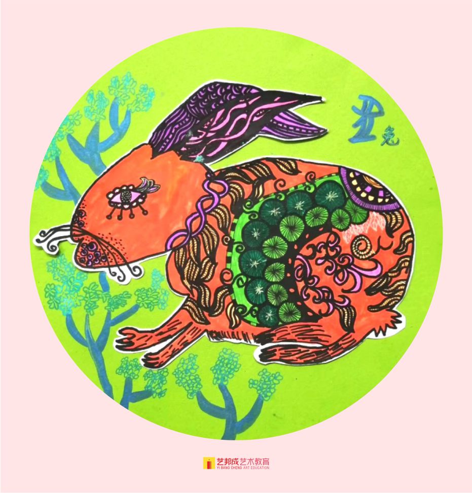 动物图案/6-8岁学员作品