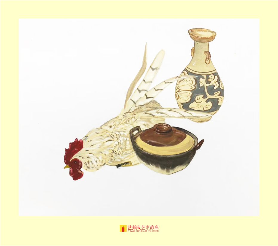 水粉静物/12-15岁学员作品