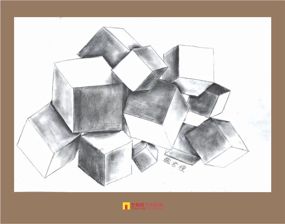 几何体创意/10-12岁学员作品