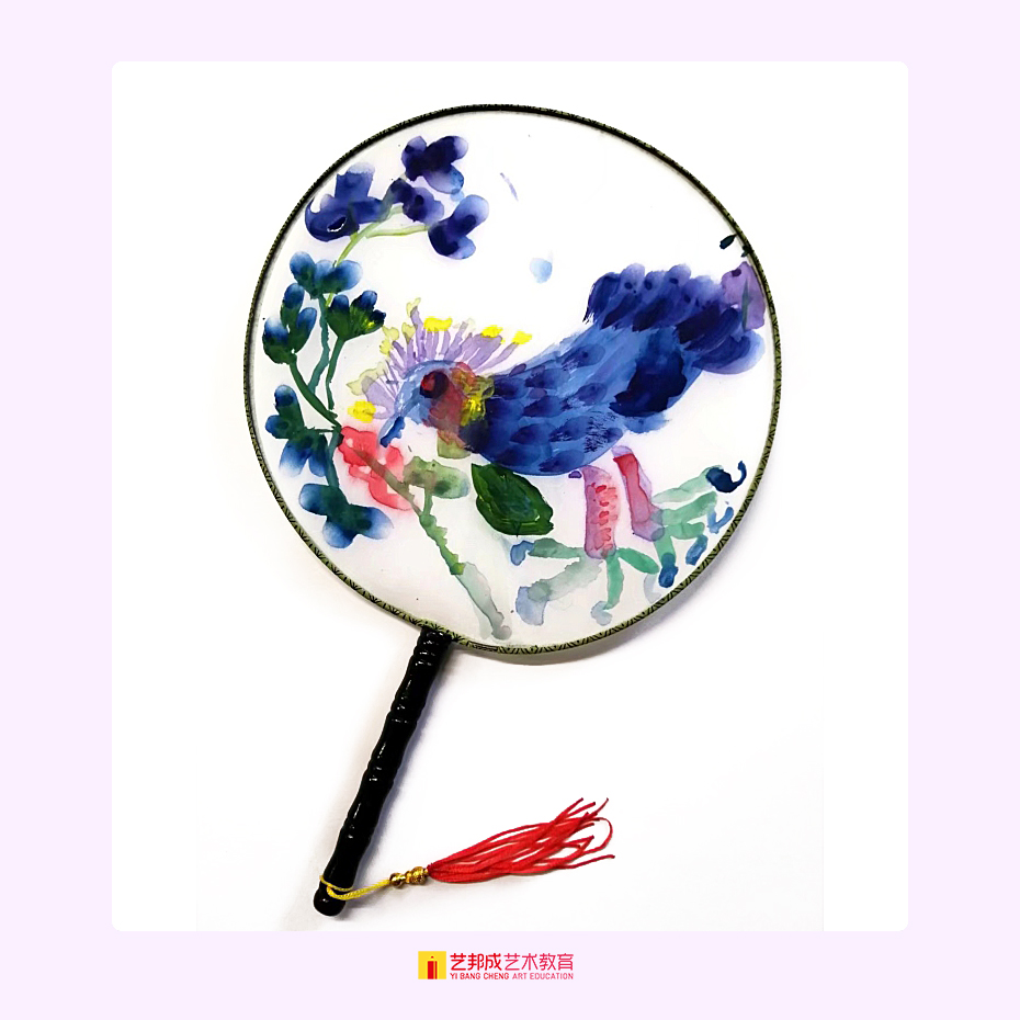 扇子绘制/6-8岁学员作品