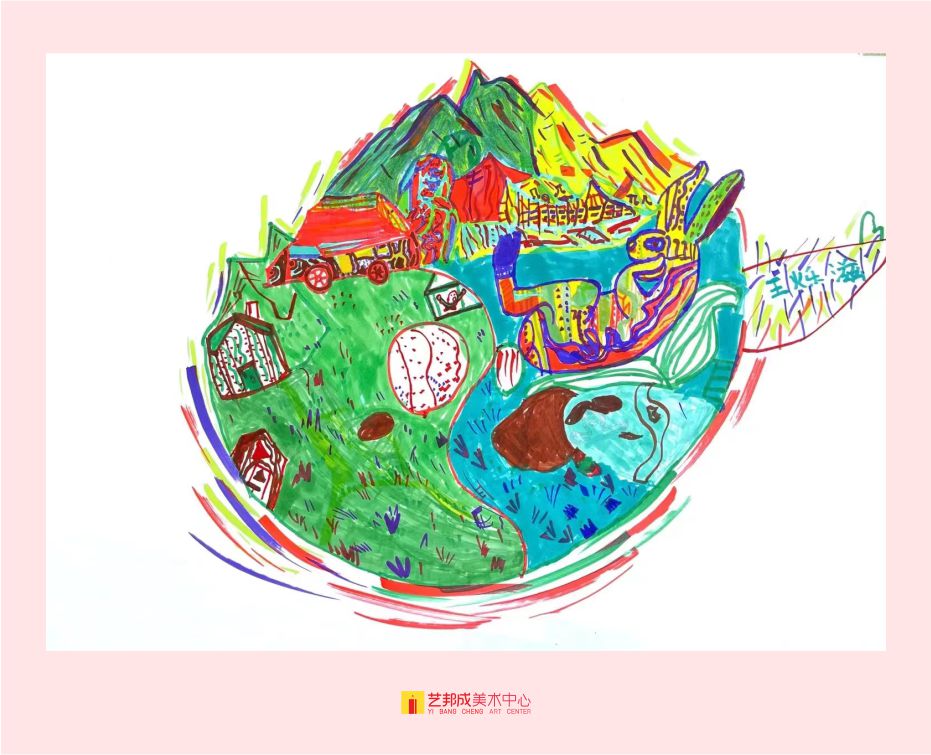 平面插画/8-10岁学员作品