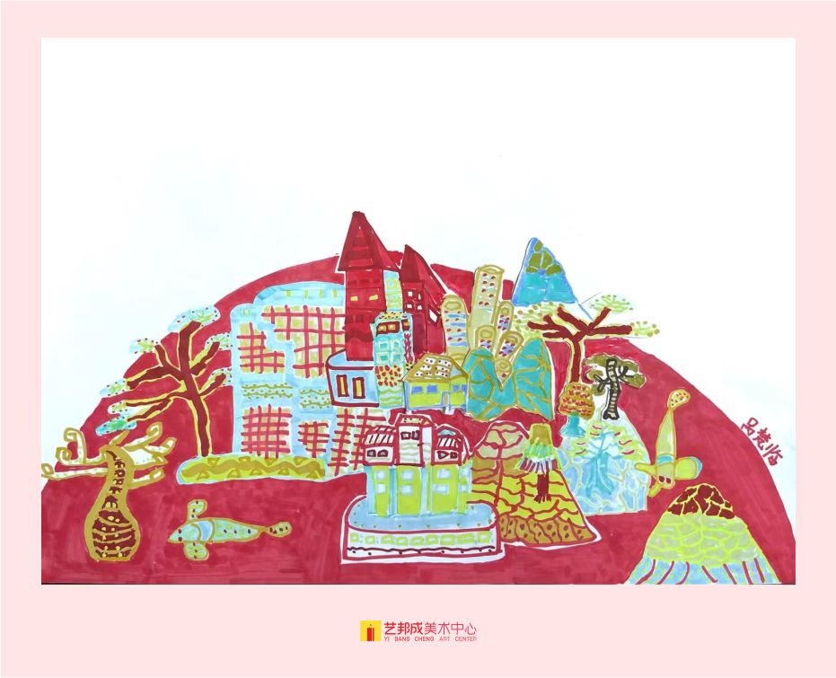 平面插画/8-10岁学员作品