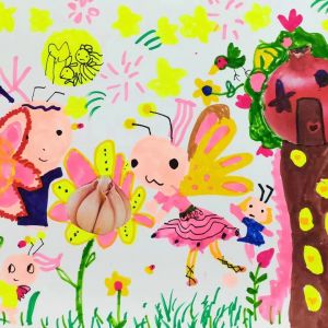 拼贴插画/4-6岁学员作品